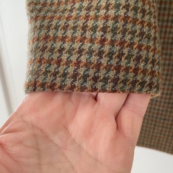 Alia Petites houndstooth wool blend lined jacket size 14P excellent condition - Picture 4 of 12